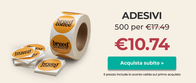 Stampa Adesivi al miglior prezzo. Grande qualità e consegna veloce.